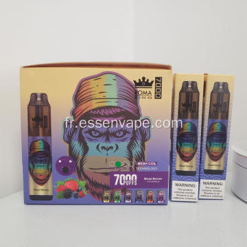 Pays-Bas Randm Tornado 7000 Vape jetable